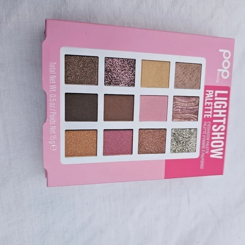 POP Beauty Eyeshadow palette pretty pink lightshow